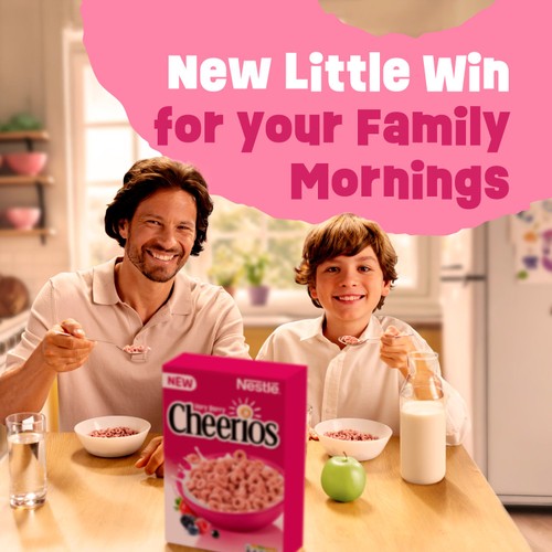 Nestle Cheerios Very Berry Multigrain Breakfast Cereal