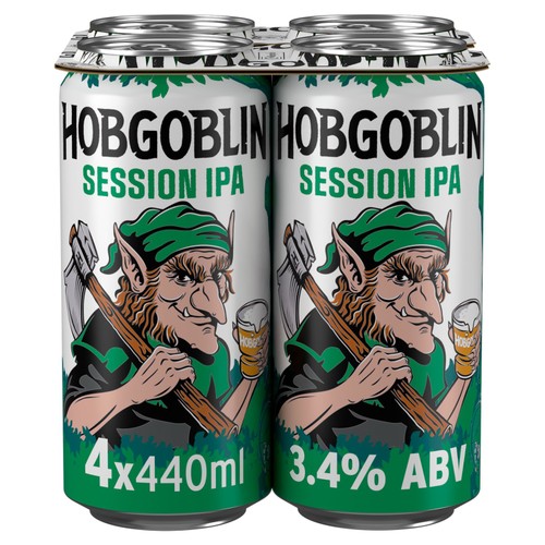 Hobgoblin Session IPA Ale Beer Cans 4x440ml
