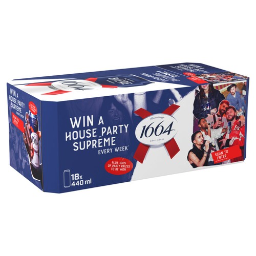 Kronenbourg 1664 Biere 18x440ml