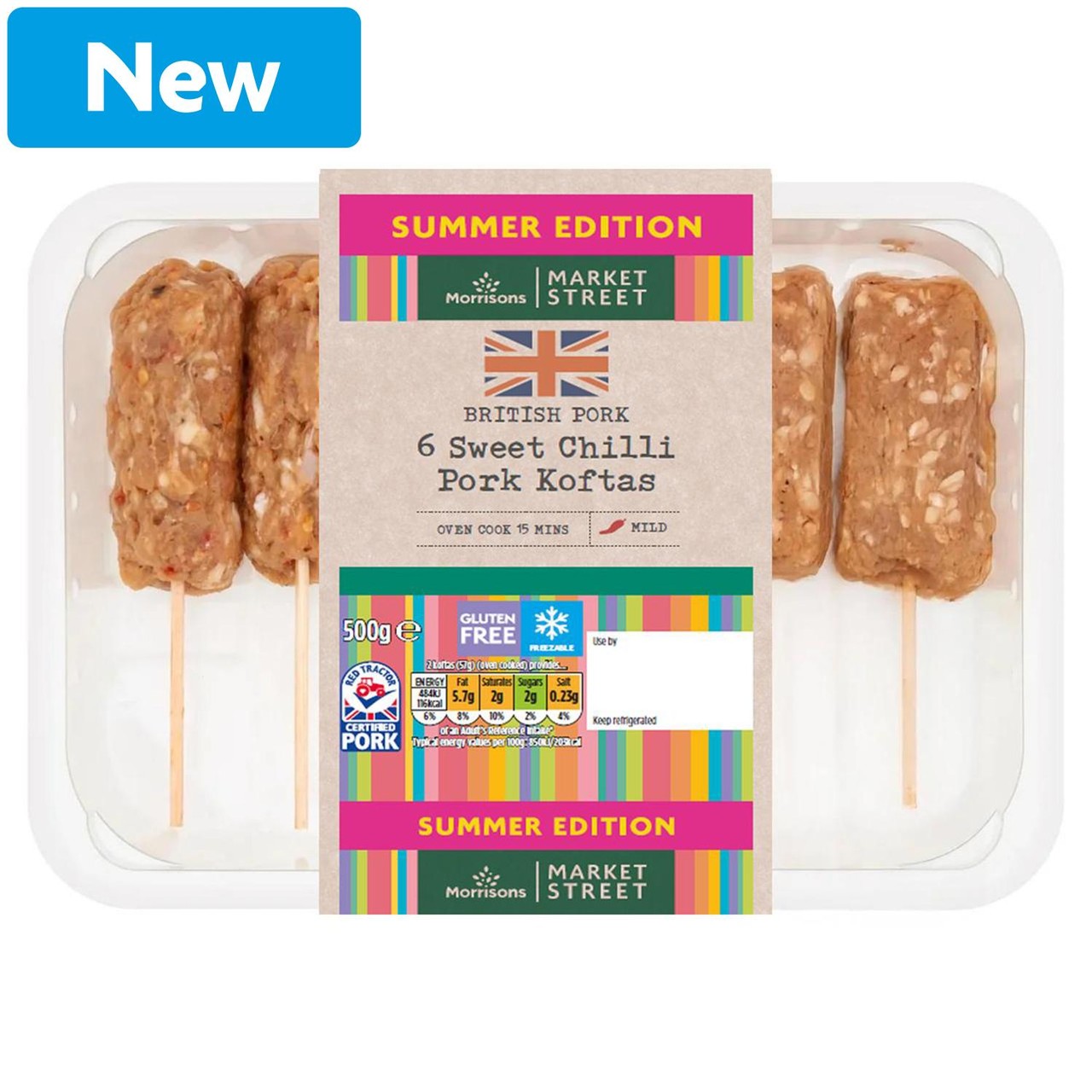 Morrisons 6 Sweet And Chilli Pork Koftas 500g