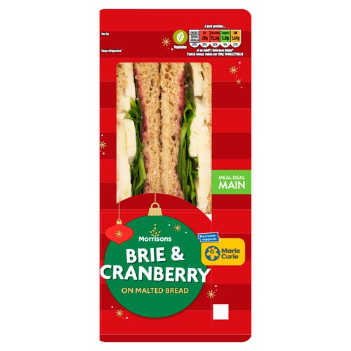 Morrisons Brie & Cranberry Christmas Sandwich