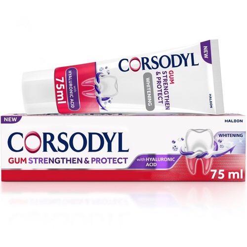 Corsodyl Gum Strengthen & Protect Whitening Toothpaste 