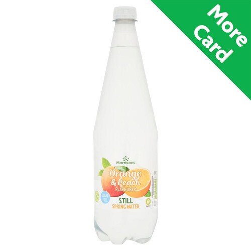 Morrisons No Added Sugar Still Orange & Peach Spring Water 