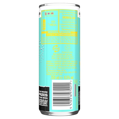 Smirnoff Raspberry Crush & Lemonade Cocktail Can   250ml