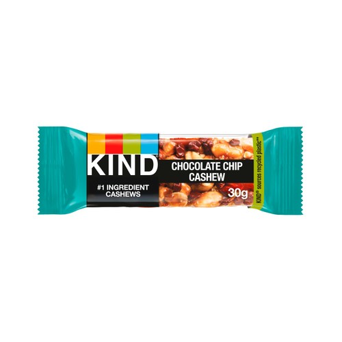 Kind Chocolate Chip Cashew Bars 3x30g