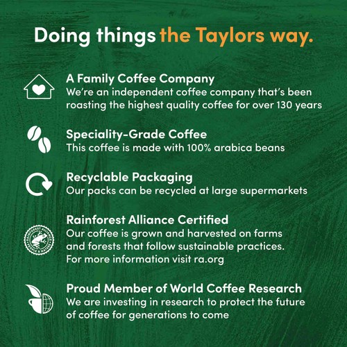 Taylors Rich Italian Coffee Beans