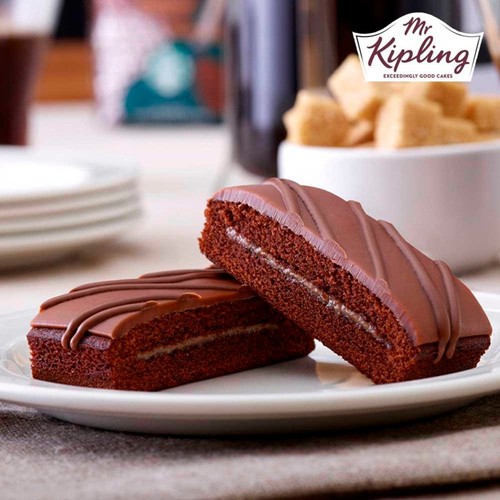 Mr Kipling Chocolate Slices Cakes Multipack Snack 3x2pk