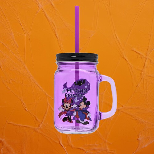 Disney Halloween Mason Jar