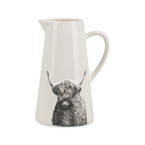 Nutmeg Home Highland Cow Jug Vase