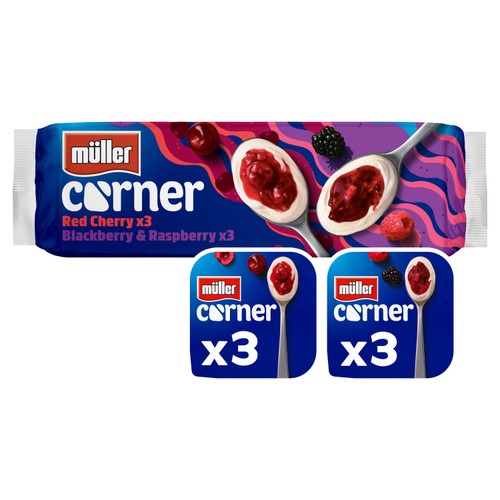 Muller Corner Mixed Red Fruits Yogurts 
