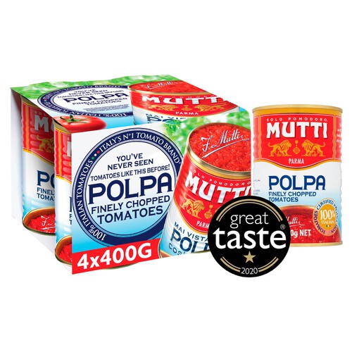 Mutti Finely Chopped Tomatoes (4x400g)