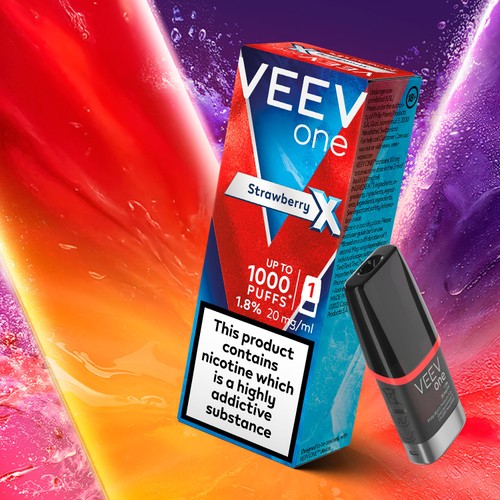 VEEV One Strawberry X Vape Pod