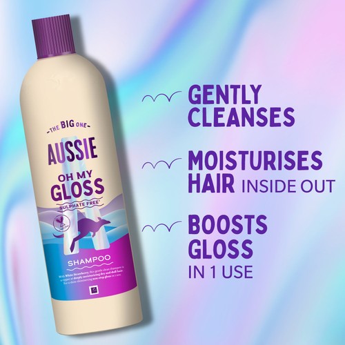 Aussie Oh My Gloss Shampoo 400ml