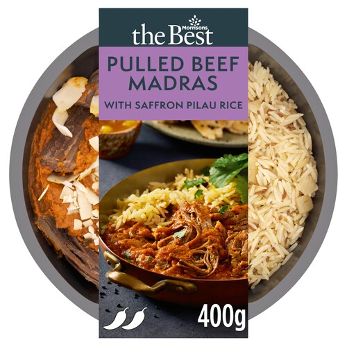 Morrisons The Best Beef Madras With Saffron Pilau Rice