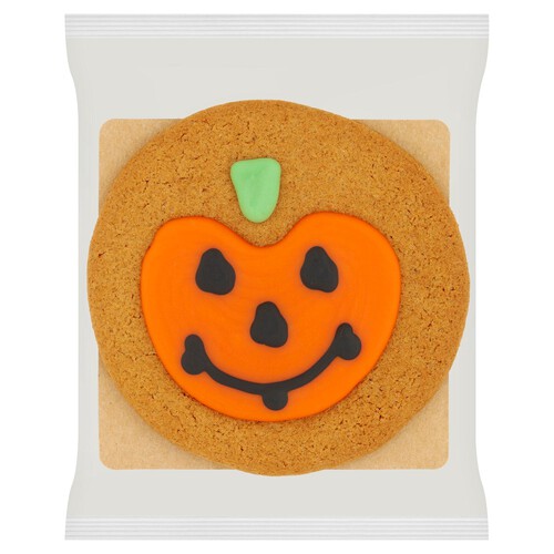 Morrisons Halloween Pumpkin Gingerbread Biscuit