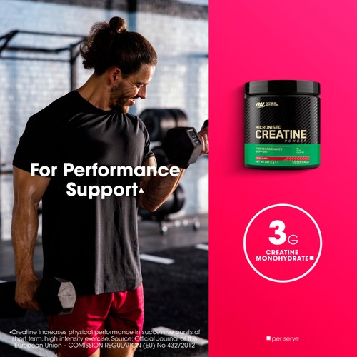 Optimum Nutrition Creatine Powder Fruit Punch 247.5G