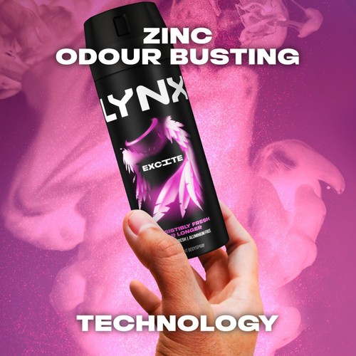 Lynx Excite Body Spray Deodorant For Men 150ml