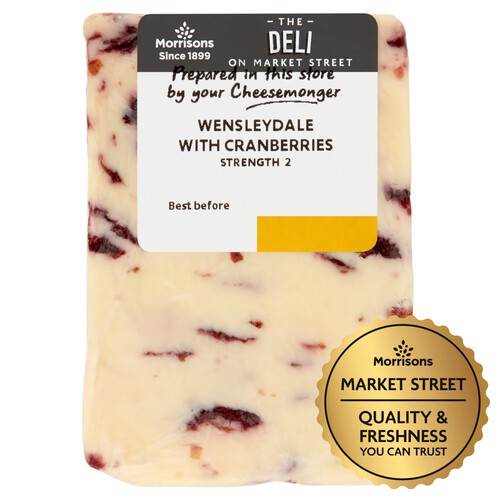 Market Street Wensleydale With Cranberries