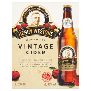 Henry Westons Vintage Oak Aged Herefordshire Cider Bottles