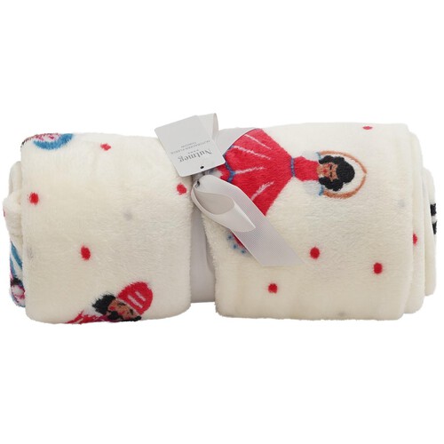 Nutmeg Home Nutcracker Fleece Throw Morrisons Online Groceries & Offers