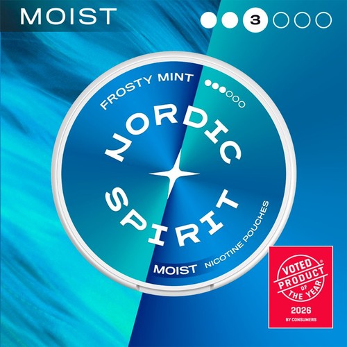 Nordic Spirit Frosty Mint Strong 9mg Nicotine Pouches