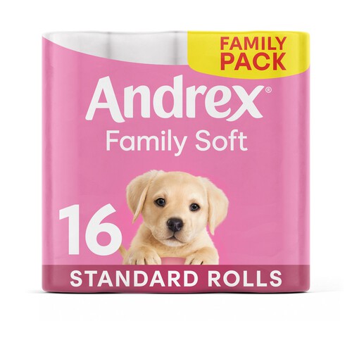 Andrex Family Soft Toilet Tissue 16 Rolls