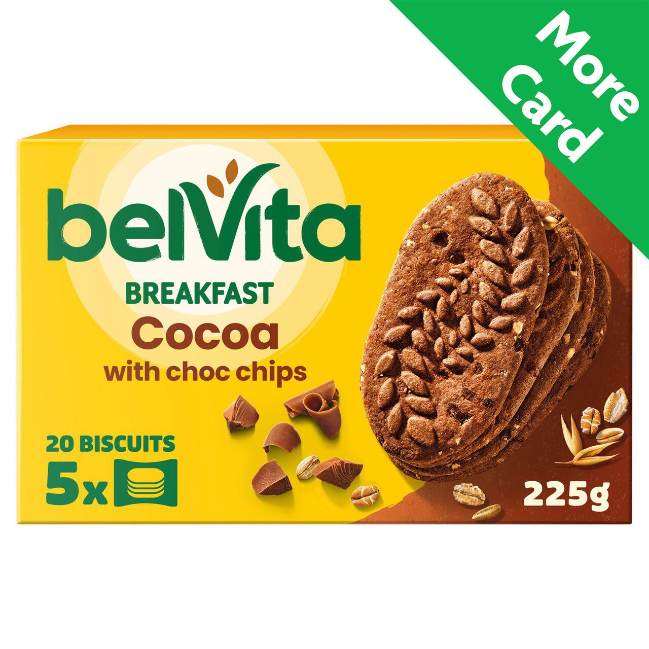 BelVita Breakfast Biscuits Cocoa with Chocolate Chips 5 Pack