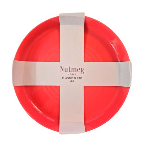 Nutmeg Home Plastic Plate