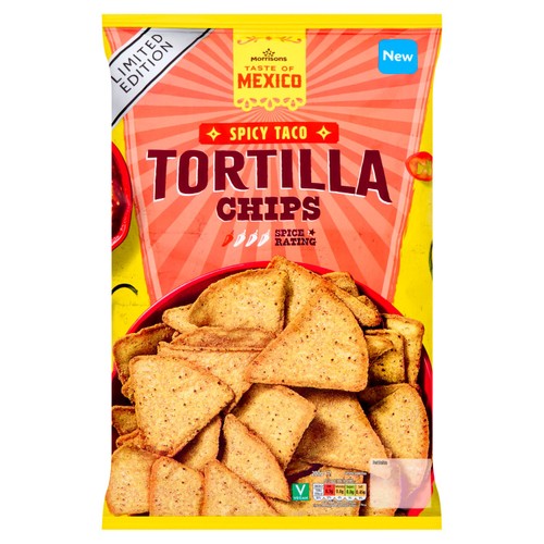 Morrisons Spicy Taco Tortilla Chips 200g