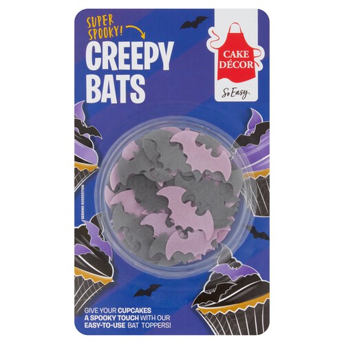 Cake Decor Creepy Bats Decorations 