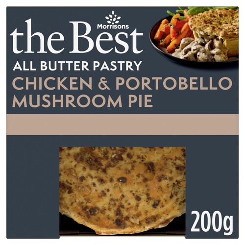 Morrisons The Best Chicken And Portobello Mushroom Pie 