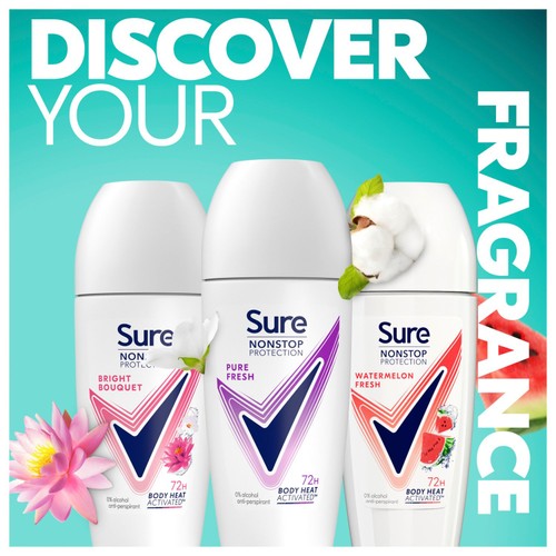 Sure For Women Roll On Pure Fresh Everest 