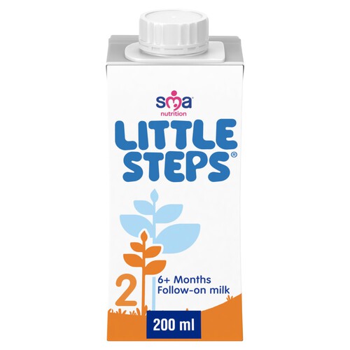 SMA Little Steps Follow On Baby Milk Liquid Ready To Feed