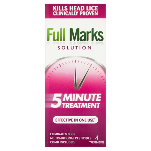 Full Marks Solution 5 Minute Treatment 4 Treatments