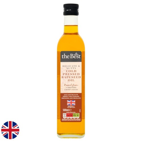 Morrisons The Best British Cold Pressed Rapeseed Oil 500ml