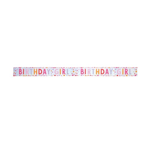 Nutmeg Birthday Girl Banner