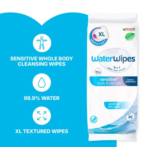 Water Wipes Body & Intimate 30 Pack