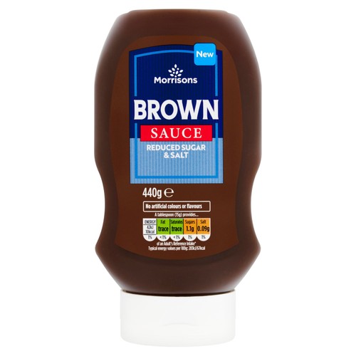 Morrisons reduced salt sugar brown sauce