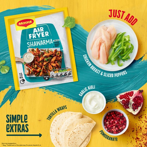 Maggi Air Fryer Shawarma 
