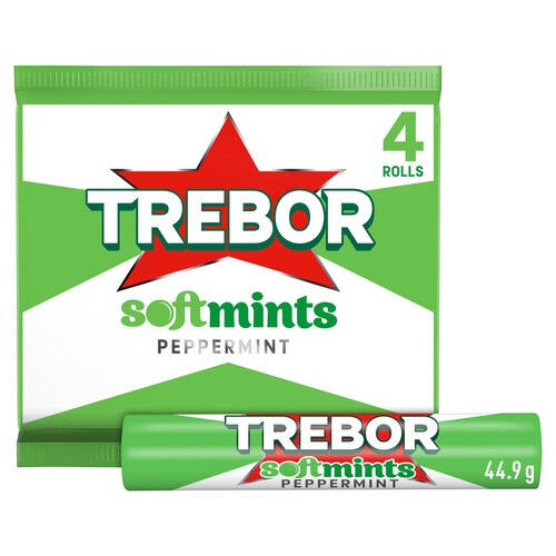 Trebor Softmints Mints Peppermint  Multipack 4 Pack