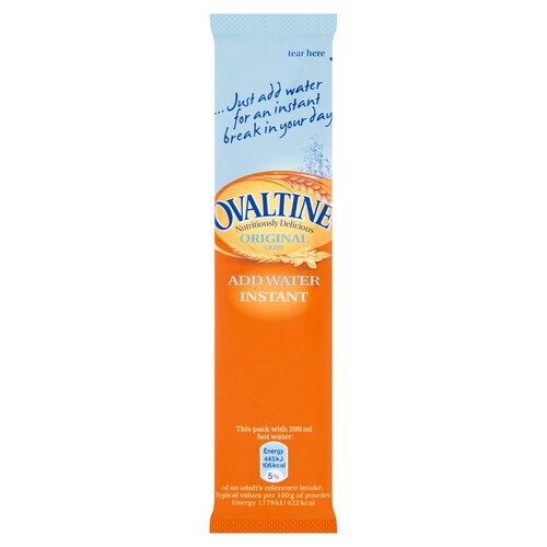 Ovaltine Original Add Water Sachets