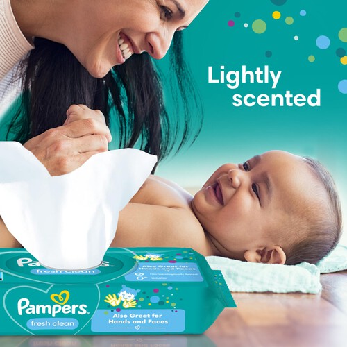 Pampers Fresh Clean Baby Wipes 