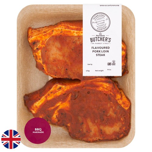 Morrisons British Chinese Flavoured Pork Loin Steak 550g