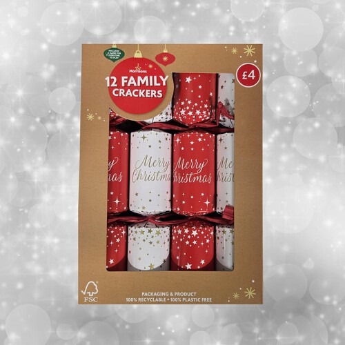 Morrisons Red Family Cracker 12 Pack