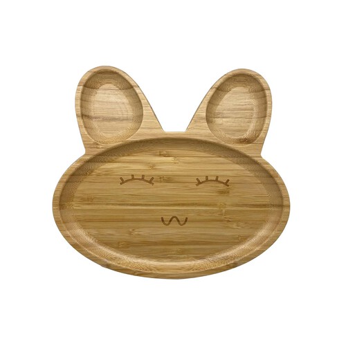 Nutmeg Home Bamboo Rabbit Shaped Tray