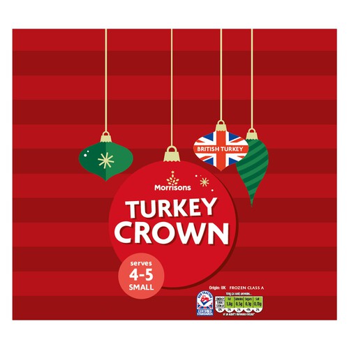 Morrisons Frozen Small Turkey Crown 1.5-1.99 Kg