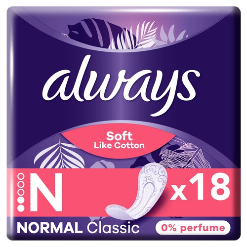 Always Dailies Normal Soft Like Cotton Liners 