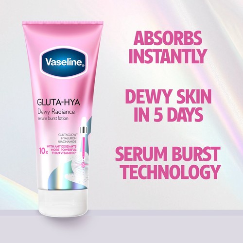 Vaseline Serum Burst Lotion Gluta-Hya Dewy Radiance 200ml