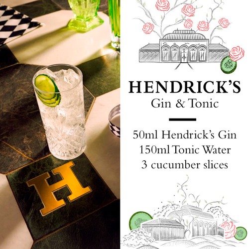 Hendrick's Gin (Abv 41.4%)   70cl