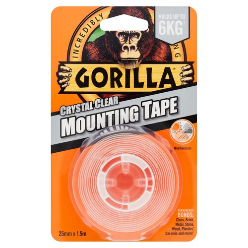 Gorilla Heavy Duty Mounting Tape 25.4Mm X 1.52M